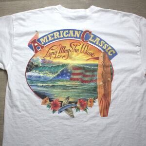 Vintage Caribbean Soul American Classic T Shirt Size XL Surfing